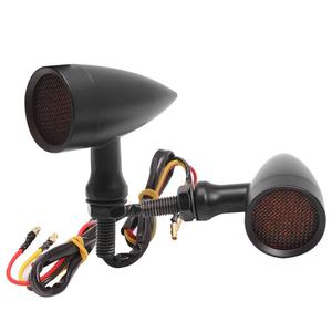 <span class=keywords><strong>Clignotant</strong></span> LED noir chromé 10 mm pour moto, feu stop <span class=keywords><strong>clignotant</strong></span> pour Harley <span class=keywords><strong>Chopper</strong></span> Cruiser Custom pour Honda - Product Image 4