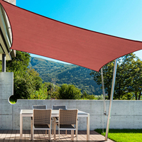 Voile pare-soleil Polyester HDPE extérieur Patio auvent voiture Parking housse de pluie jardin cour auvents crème solaire tissu plage toile