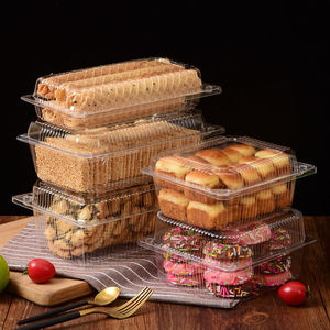 Tốt nhất bán vỏ sò thực phẩm <span class=keywords><strong>container</strong></span> rõ ràng thân thiện với môi Pet vỏ sò nhựa thực phẩm dùng một lần món tráng miệng <span class=keywords><strong>container</strong></span> với nắp - Product Image 3