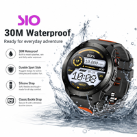 Montre connectée Fitness Round pour iOS, AMOLED 44 mm, résistante à l'eau 3 ATM, appels Bluetooth, moniteur de fréquence cardiaque et de sommeil, OEM ODM, vente en gros