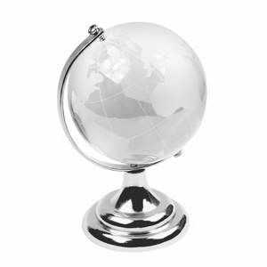 Sfera di Vetro da 60mm con Elegante Design a Globo per Esposizione ed Educazione - Product Image 2