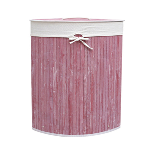 Bamboo Laundry Hamper Storage Baskets <strong>Bins</strong> for Dirty Clothes in Bath Room - Product Image 5
