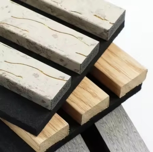 Pannelli acustici moderni 3D MDF in legno massello da parete <span class=keywords><strong>e</strong></span> soffitto di grandi dimensioni fonoassorbenti per appartamenti con pannelli fonoassorbenti - Product Image 1