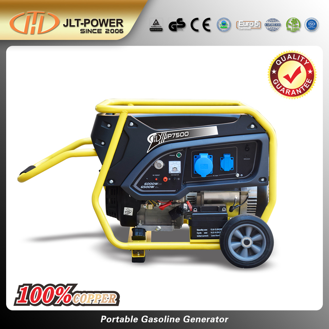 Portable 3KW Gasoline Generator with 4-Stroke Engine Single Phase or Three Phase for LPG Use