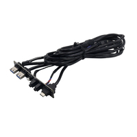 Cable de Panel frontal USB 3,0 para ordenador, placa de circuito PCB, salida de entrada de Audio, Cable de extensión, doble USB 3,1