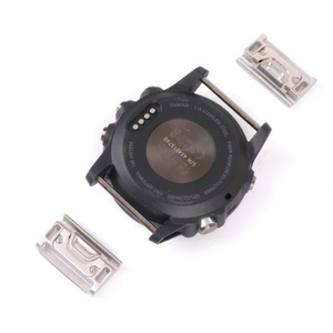 Conector de <span class=keywords><strong>correa</strong></span> de reloj de acero inoxidable, liberación rápida de 20mm, 22mm y 26mm, fácil de ajustar, para <span class=keywords><strong>Garmin</strong></span> <span class=keywords><strong>Fenix</strong></span> <span class=keywords><strong>6X</strong></span> <span class=keywords><strong>Pro</strong></span>, Forerunner 935, 945 - Product Image 4
