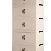 Meuble de rangement en plastique à tiroirs, pliable, multifonctionnel, pour bureau et maison
