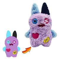 Fabricant de jouets en peluche personnalisés en forme de fruits, peluches d'avocat faites à la main, mignonnes peluches de goyave pour la décoration de marque, rembourrées en coton PP