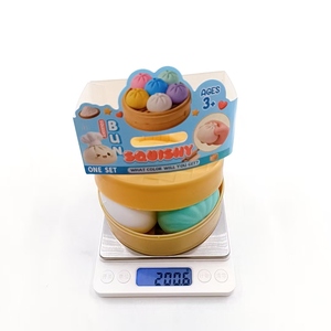 New Arrival Promotional Toy Cute Dumpling Bun Squishy Stress Ball Smile Face Steamed Bun 4pcs Set <b>Fidget</b> Toy with Steamer - Product Image 6