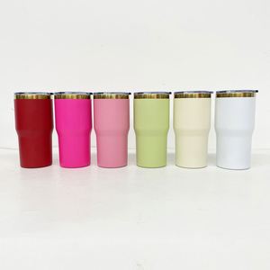 Gobelets isothermes en acier inoxydable plaqué or avec logo personnalisé, anti-fuite, 20 oz, avec couvercle coulissant - Product Image 1