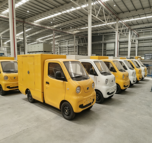 Mini camion électrique avec benne hydraulique, véhicule utilitaire fermé, <span class=keywords><strong>petit</strong></span> fourgonnette électrique <span class=keywords><strong>pour</strong></span> la livraison du dernier kilomètre - Product Image 3
