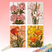 Kits de peinture par numéros DIY personnalisables, ensemble de peinture à l'huile non personnalisé pour adultes, enfants et débutants, livraison directe