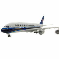 Modèle d'avion décoratif Airbus A380 EXPO 2020 DUBAI EAU à l'échelle 1:160 (46 cm) avec impression de logo personnalisé, en vente