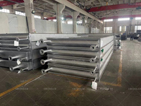 Tube à ailettes en aluminium de qualité alimentaire SS304 SS316 pour chauffage d'air, idéal pour salles de séchage alimentaire, déshydrateurs de fruits et légumes, et tours de séchage par pulvérisation