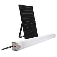 Lumière LED solaire tri-étanche 36W 900mm IP65 avec détecteur de mouvement PIR pour extérieur, garage, entrepôt, patio