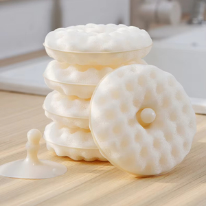 Cepillo Redondo de Espuma de PU para Limpieza de Cocina y Lavado de Platos, Reutilizable, Ligero (20g), con Súper Capacidad de Limpieza - Product Image 1