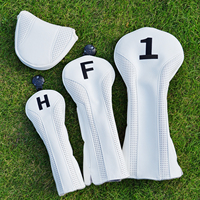 En stock, prix de gros : Ensemble de housses de tête de club de golf Hawaii Bikini, accessoires de golf, housses de putter et de driver