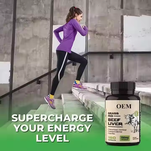 Cápsulas de hígado de res puro Halal 100% OEM/ODM, suplemento de hígado de res alimentado con pasto para energía - Product Image 6