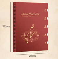 Porte-documents professionnel A4 pour partitions, organiseur de documents extensible pour musiciens, étudiants, rangement de partitions de piano