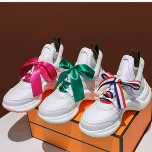 Dropshipping 2025 Spring New Thick Sole Platform Casual Running Shoe Muti Color Chunky Women Sneakers - Product Image 2