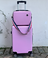 Ensembles de bagages de voyage de créateur en gros, valises à roulettes portables pour le transport transfrontalier