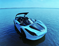 Jet ski flottant électrique pour 5 personnes, bateau en LLDPE non gonflable