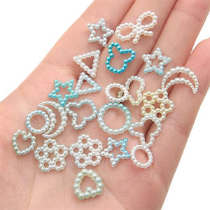 CHENXI Perles en vrac en plastique ABS non toxiques, mélange de styles, 500g, pour slime arc-en-ciel, breloques DIY pour coques de téléphone pour enfants 7-12m; 13-24m - Product Image 5