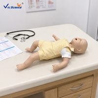 Modèle d'entraînement à l'obstruction des voies respiratoires chez l'infant, modèle d'infarctus, mannequin PVC pour la manœuvre de Heimlich et la RCP pour l'enseignement des premiers secours, certifié CE