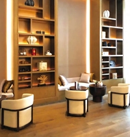Meubles d'hôtel 5 étoiles de luxe Ensembles de chambre à coucher élégants en chêne Meubles de salon d'extérieur pour centres de villégiature Salles de bains Hôtels Appartements