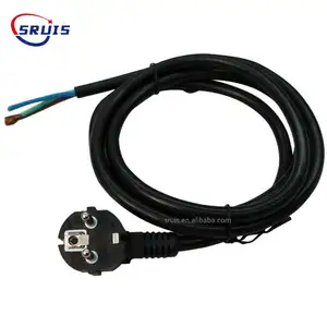 Ved cấp giấy chứng nhận 3*0.75 mét AC Cable 220V EU 3pin cắm để tước và đóng hộp dây điện cho máy tính xách tay