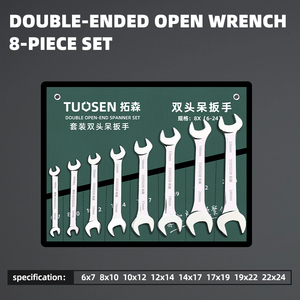 In Stock 46pcs/<b>set</b> Dual-ended Open-mouth Wrench <b>Set</b> Double-start Socket Ratchet <b>Torque</b> Extension Steel Oem Customizable Low - Product Image 6