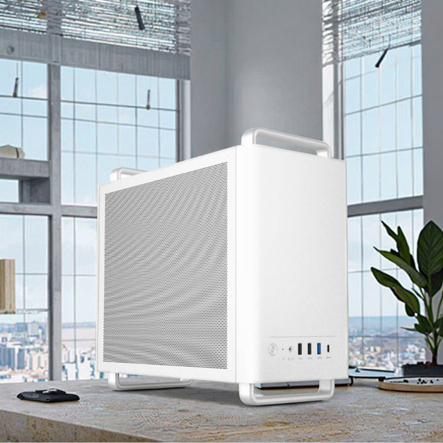 SOEYI Hot Selling Minimalism One Piece Molding Technology 0.8mm Thick Spcc PC Cabinet Wholesales Matx Mid Tower Computer case
