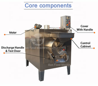 Machine à torréfier automatique pour graines de tournesol, sésame, châtaignes, macadamia, arachides, amandes, orge et autres céréales