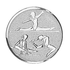 Ciondolo a Forma di Disco da Ginnastica per Donna, Diametro 25mm, Charm alla Moda - Product Image 1