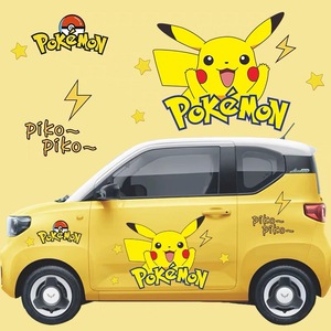 Auto aufkleber Macaron Körper dekoration Cartoon Animation Pokemon <span class=keywords><strong>Pikachu</strong></span> langlebige wasserdichte dekorative Auto aufkleber - Product Image 3