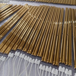 Tube chauffant en verre de quartz semi-plaqué or, tube chauffant <span class=keywords><strong>électrique</strong></span> infrarouge lointain en silice fondue pour sèche-linge - Product Image 3