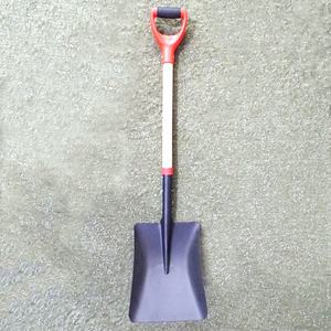 Pala de acampada de alta calidad, mango de pala larga de madera negra, pala de acero multifuncional S503 - Product Image 2