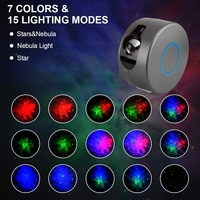 Projecteur de scène laser UE, projecteur d'étoiles étoilées pour chambre à coucher, décoration d'étoiles USB, projecteur laser Aurora LED, lumière d'ambiance