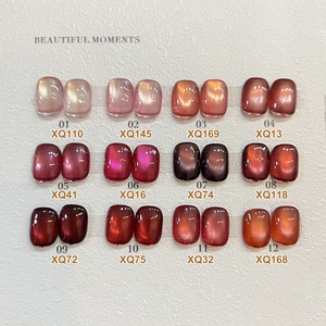 AILANUO Free Label Design 15ml Cat Eye Gel Polish Wholesale Very Good <b>Red</b> 9d Odorless Vegan Magnetic UV Gel Nail Polish - Product Image 3