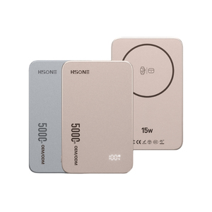 Chargeur magnétique ultra-fin F21AG à double capacité avec affichage LED, charge rapide sans fil 15W PD20W pour plusieurs appareils - Product Image 1