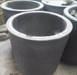 <span class=keywords><strong>Creuset</strong></span> cylindrique en graphite en aluminium de <span class=keywords><strong>creuset</strong></span> de cuivre capacité 200kg-300kg argile de four à <span class=keywords><strong>induction</strong></span> de carbure de silicium - Product Image 1