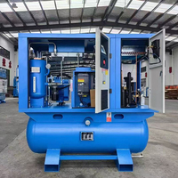 Compresseur d'air à vis rotatif robuste 4-en-1 Air de noyau de moteur lubrifié pour la construction de fabrication Expédition mondiale