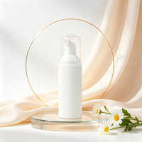 Bouteille en plastique PET avec pompe moussante de 40ML, 50ML, 60ML, 80ML, 100ML avec logo personnalisé pour l'emballage de nettoyant visage