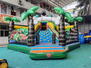 Dino <span class=keywords><strong>Park</strong></span> scivolo gonfiabile percorso ad ostacoli Jurassic Jump House castello parco giochi per bambini Air Jumper parco divertimenti gonfiabile - Product Image 4