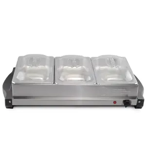 Professional Commercial Hotel 3 <strong>Tray</strong> Buffet Food Warmer Electric Buffet <strong>Warming</strong> <strong>Tray</strong> - Product Image 1