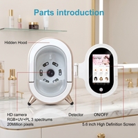 Analizador de Piel Inteligente con IA Multilingüe Personalizado de Fábrica Profesional con Simulación de Envejecimiento para Salón de Belleza y Uso Doméstico