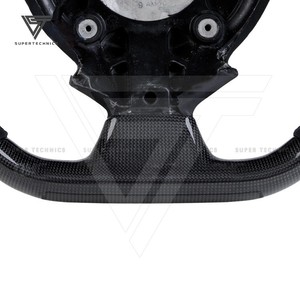 Volant de style Supertechnics-1 avec Led pour <span class=keywords><strong>Ferrari</strong></span> <span class=keywords><strong>488</strong></span> 2015-2018 Fibre de carbone de haute qualité personnalisée - Product Image 4
