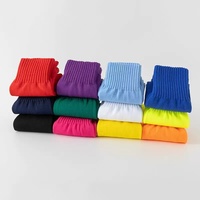 Vente en gros Manchons de mollet de compression de couleur unie de qualité supérieure Protège-tibias de football souples et élastiques personnalisés Chaussettes pour protège-tibia