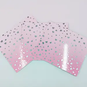 Shanli गुलाबी दिल कार्ड प्यारा कस्टम टैरो कार्ड मुद्रण धन्यवाद कार्ड
