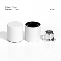 Tapa de Perfume Cilíndrica de 7 Colores, Tapa Magnética Dorada para Perfume, Tapa Magnética Plateada para Perfume